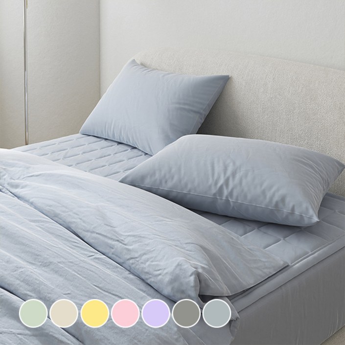 아망떼 수퍼코튼 60수 고밀도 면 누빔이불커버