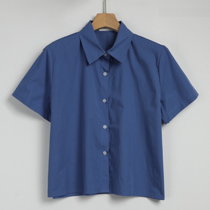 어나더TWEE 여성용 티렌 코튼 컬러 반팔 셔츠 tnb0202