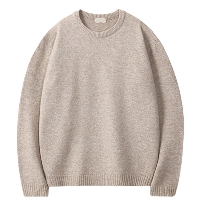 레이먼 남성용 소프트 라운드넥 니트