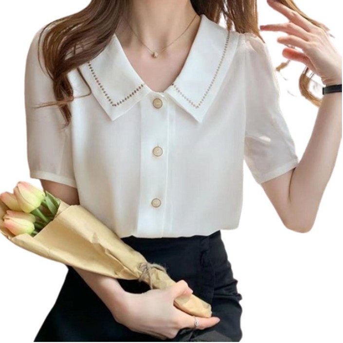 반소매 블라우스 CWETUJ 반소매 블라우스 CWETUJ
