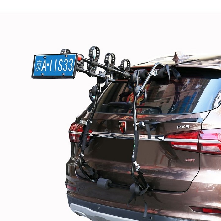 차량용자전거캐리어 프레임 suv전용 자전거캐리어 2대용 자동차 프레임 번호판 프레임 홀더 보조