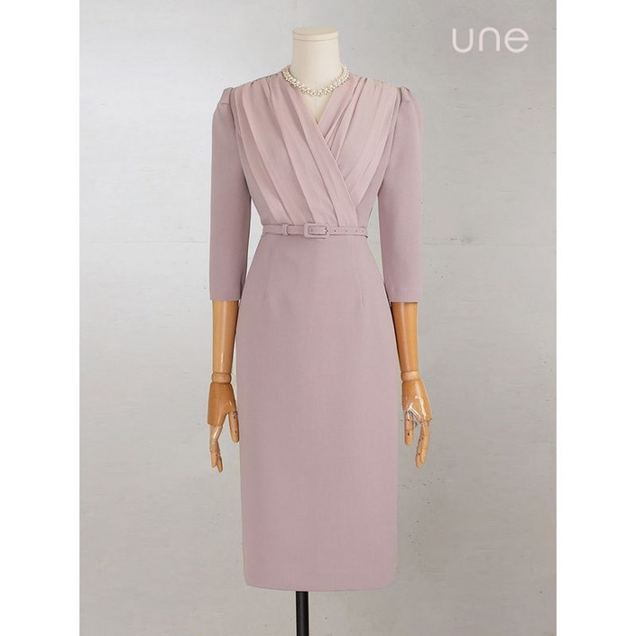 윈 UNE엘레강스시크 레이어드원피스