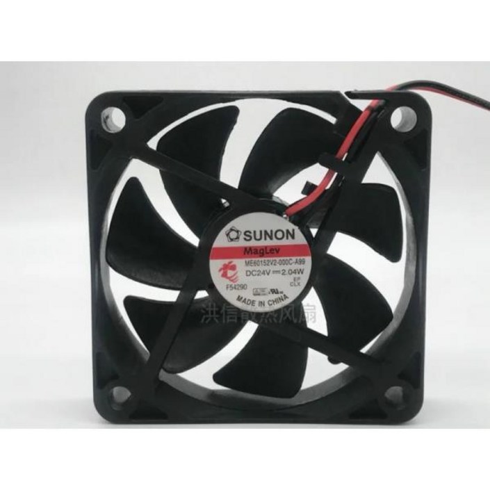 SUNON ME60152V2000CA99 정품 CPU 쿨러 선풍기, 고풍량 냉각 선풍기, DC 24V, 2.04W, 6cm SUNON ME60152V2000CA99 정품 CPU 쿨러 선풍기, 고풍량 냉각 선풍기, DC 24V, 2.04W, 6cm