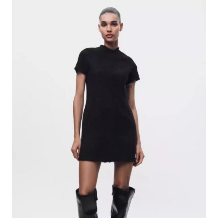 zara 자라 여자트위드원피스 년말모임 반팔 미니원피스 02H1221 zara 자라 여자트위드원피스 년말모임 반팔 미니원피스 02H1221