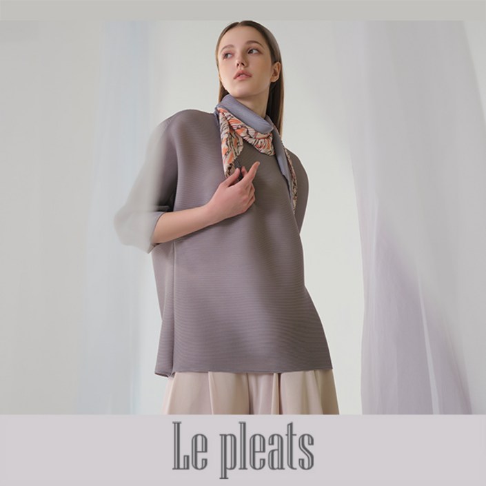 르플리츠 플리츠 블라우스스카프