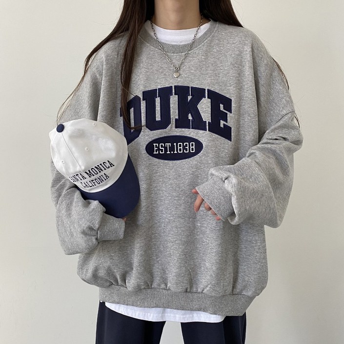 레고듀크자수맨투맨