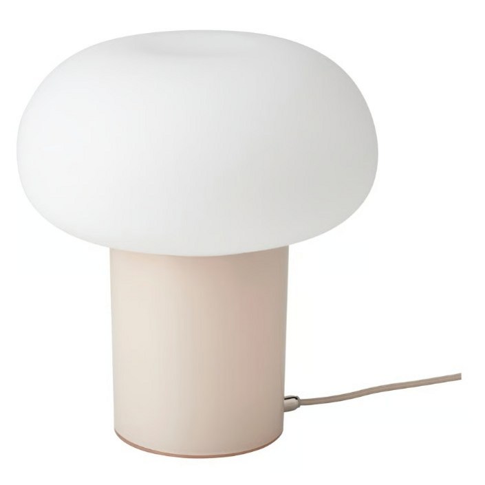 이케아DEJSA 데이사 탁상스탠드, 베이지오팔 화이트 유리