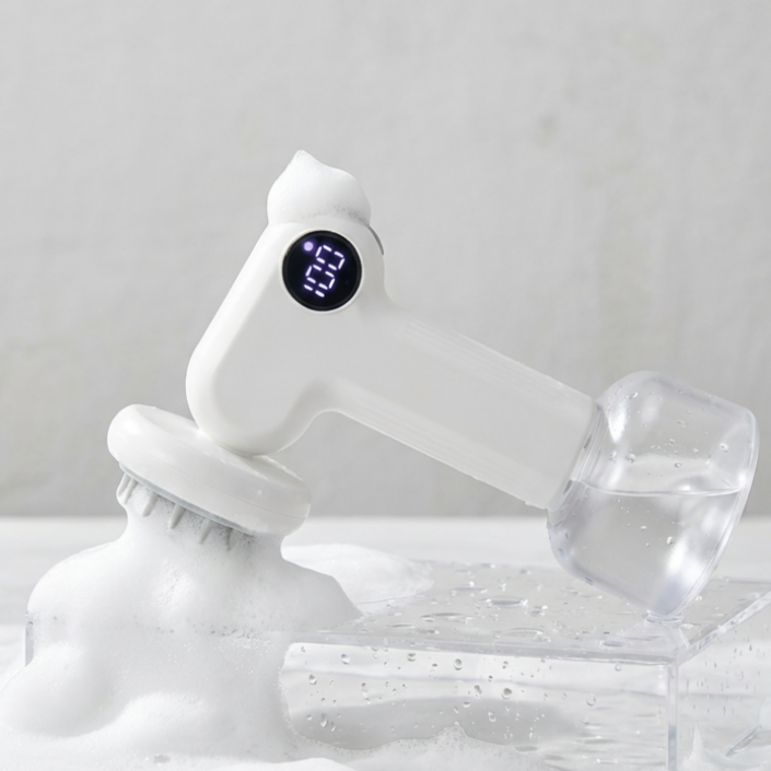 타이니무무 강아지 저자극 초미세 자동 거품 실리콘 브러쉬