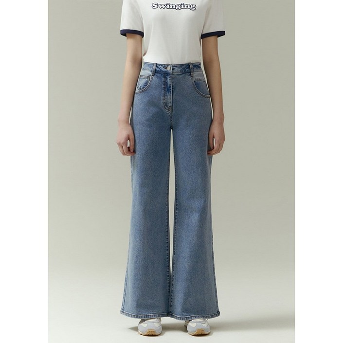 잇미샤 배색 포인트 데님 팬츠 ITP3DPT780