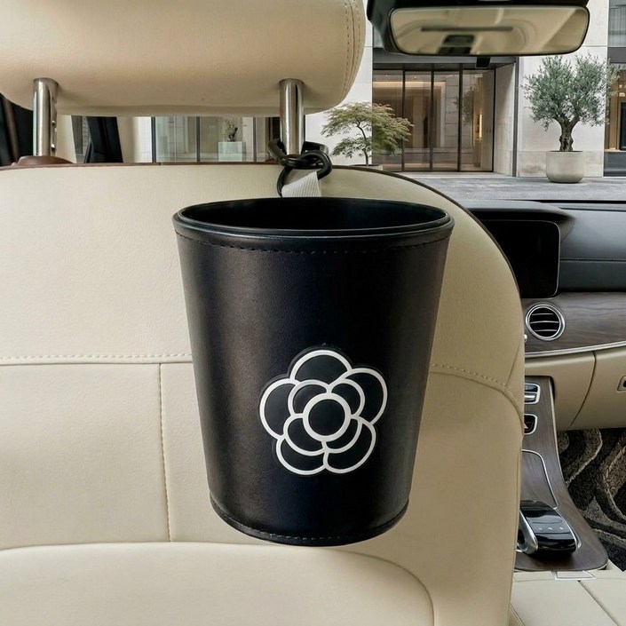 상덕 차량용 쓰레기통 걸이형 자동차 수납함 방수 차내 정리함
