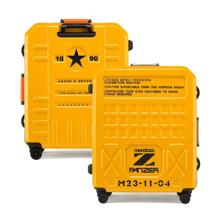 멘도자 펜저 26인치 해외여행 폴리카보네이트 캐리어 금고형 대형 여행용 캐리어 세트