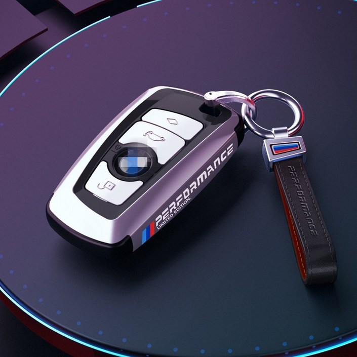 DaysIN 키케이스 풀커버 스마트키 폴딩키 BMW 호환 상품, 실버