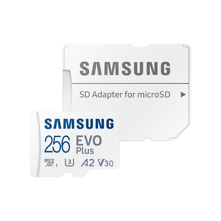 삼성전자 공식인증 정품 마이크로SD카드 EVO PLUS MB-MC256SA/KR, 256GB 20240419