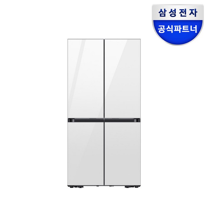 삼성전자 비스포크 냉장고 4도어 640L RM70F63R2W 클린화이트 키친핏 MAX AI절약