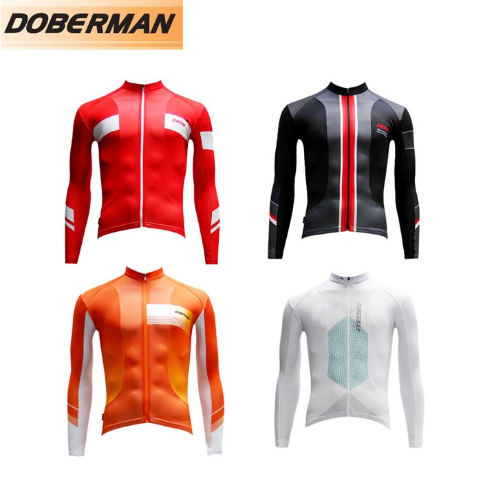 도베르만 자전거긴팔 이월져지 라이딩복 상의 DSS1601/1602/1603/1604