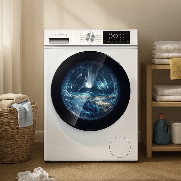 쿠잉 드럼세탁기 LDW10W 10kg 미니 원룸