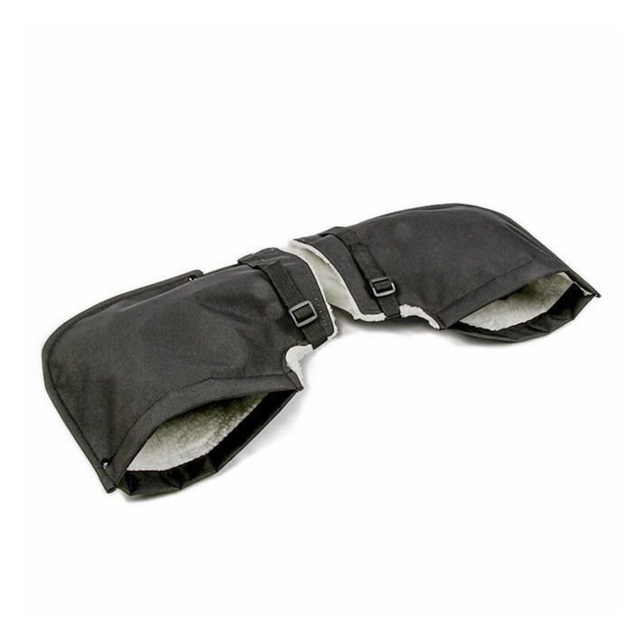 오토바이 핸들토시 방한 방수장갑 겨울 보온 워머, 블랙