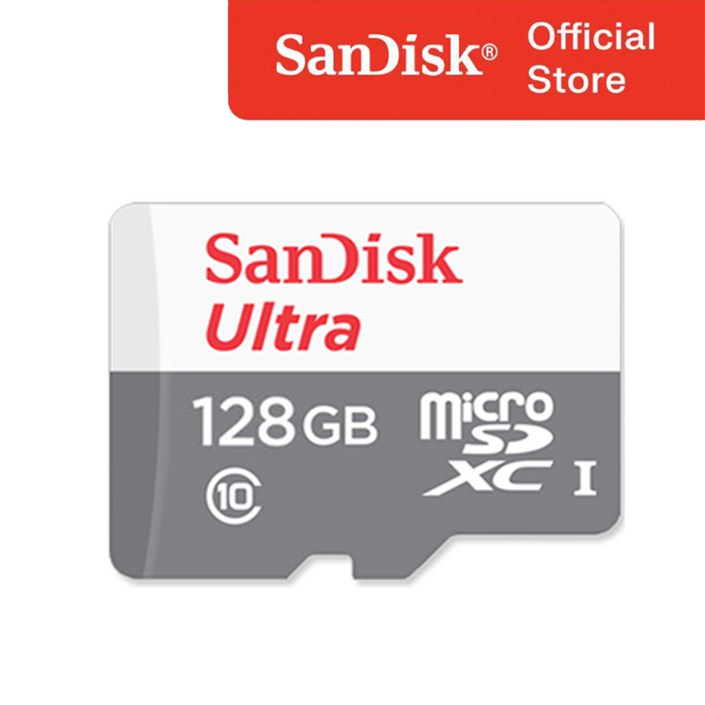 샌디스크코리아 공식인증정품  마이크로 SD카드 SDXC ULTRA 울트라 QUNR 128GB