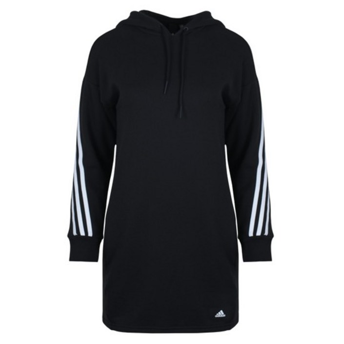 여성 퓨쳐아이콘 롱 후드 원피스 GU9699