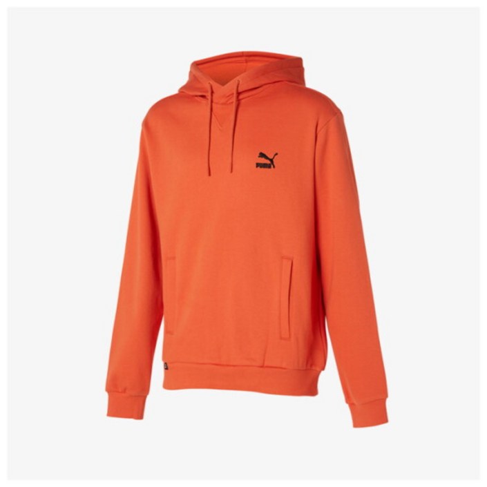 푸마 클래식 엠브로이드 로고 기모 후드티 93260202