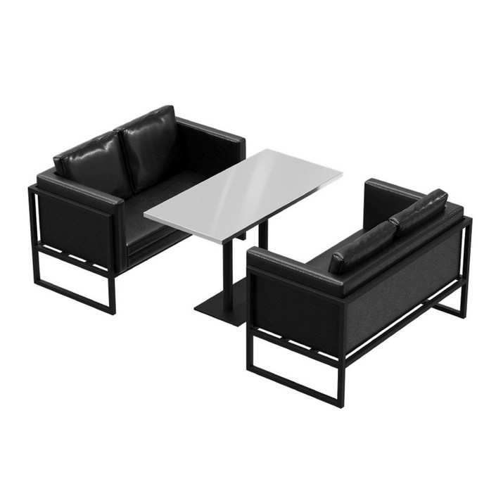 스테인리스 테이블 정사각 포차 업소용 스텐 원목 상업용 산업용 둥근걸상 바베큐 매장 두께, 1개