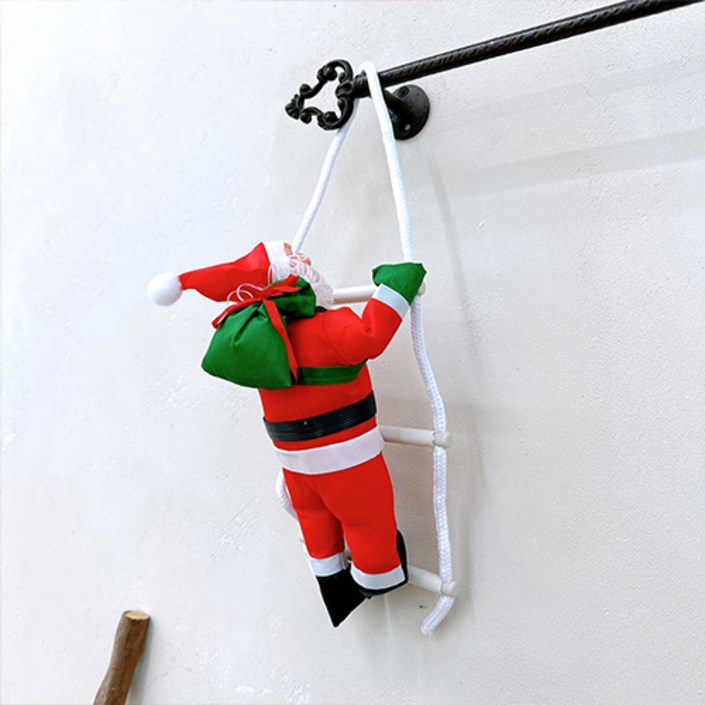 왓위셀 사다리 타는 산타할아버지 크리스마스 장식, 1개