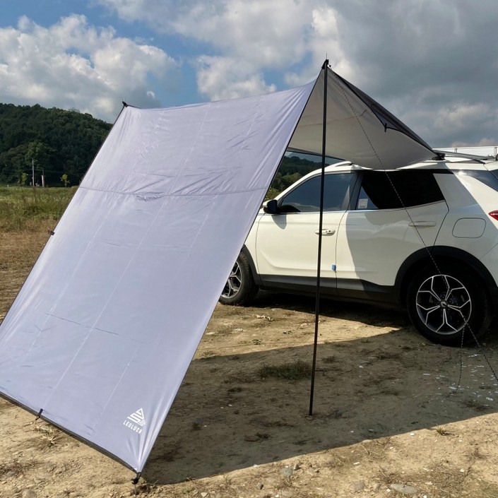 차량용어닝 승용차 SUV 흡착판 어닝 타프 사이드어닝 차박 캠핑 자동차 그늘막