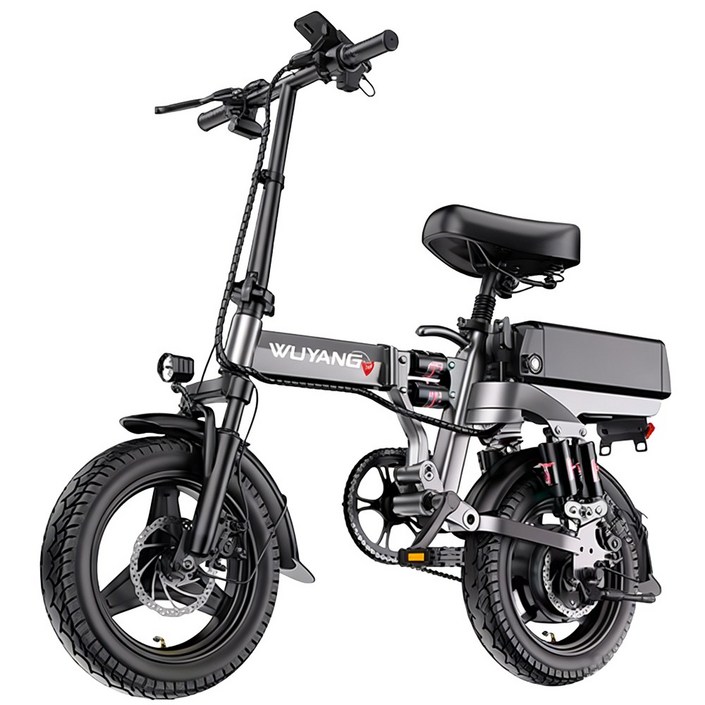 우양엑스마 220km 초장거리 전기자전거 배달 대리 출퇴근 미니벨로, 60Ah_200KM, 경량스틸