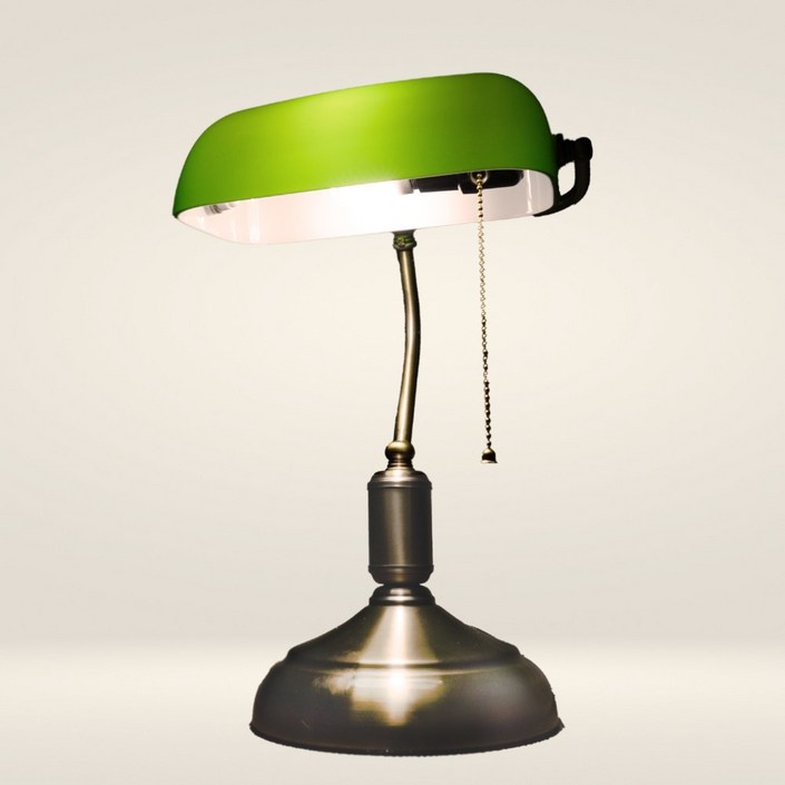 [아토조명] 빈티지 뱅크 단스탠드 엔틱 침대협탁 무드등 조명