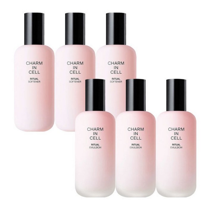참존 참인셀 리추얼 33 기초 듀오세트 스킨 로션 110ml 단품 총 6개 탄력 미백 주름개선 기능성, 6개