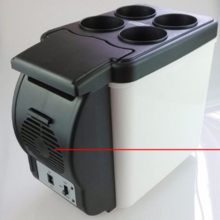 차량용 미니 냉온장고 캠핑용품 휴대용냉장고 12V 기숙사용