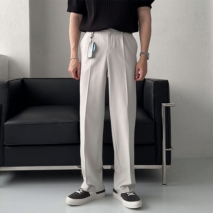 치트키 이글루 쿨소재 링클프리 세미와이드 슬랙스