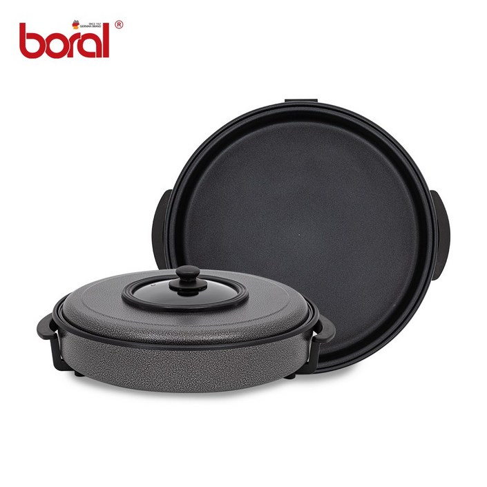 보랄 원형 전기후라이팬 대형 전기그릴 피자팬 잔치팬 45cm BRPZ5000E