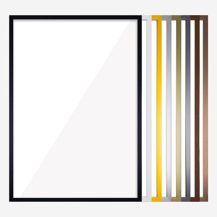 알루미늄 액자 A1 A2 A3 A4 5070 프레임 벽걸이 타입