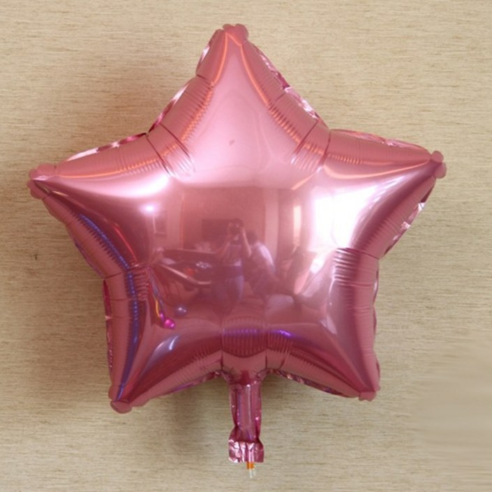 예쁨주의지호 별풍선 대형 18인치 은박풍선, 은박 별풍선 대사이즈 18인치핑크
