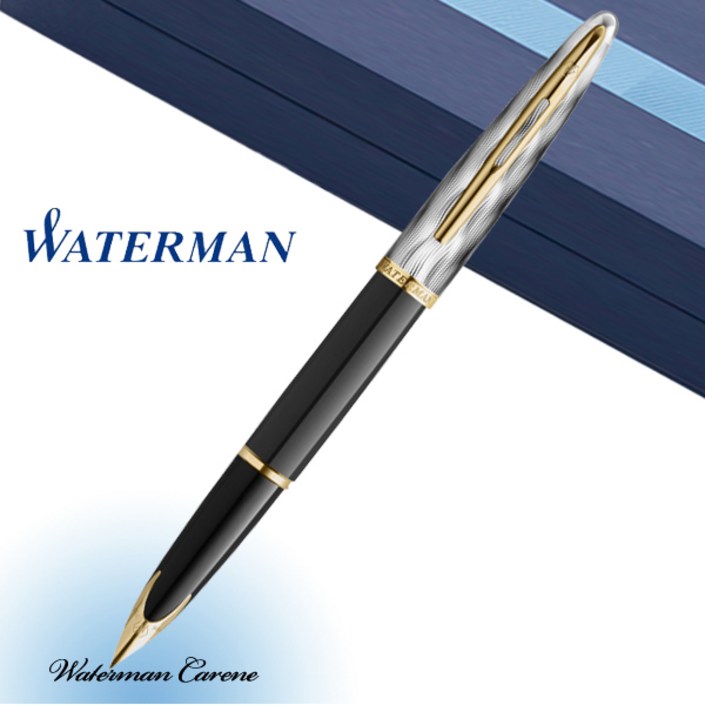리플렉션 오브 파리 컬렉션 워터맨 까렌 디럭스 메탈 블랙 GT 만년필