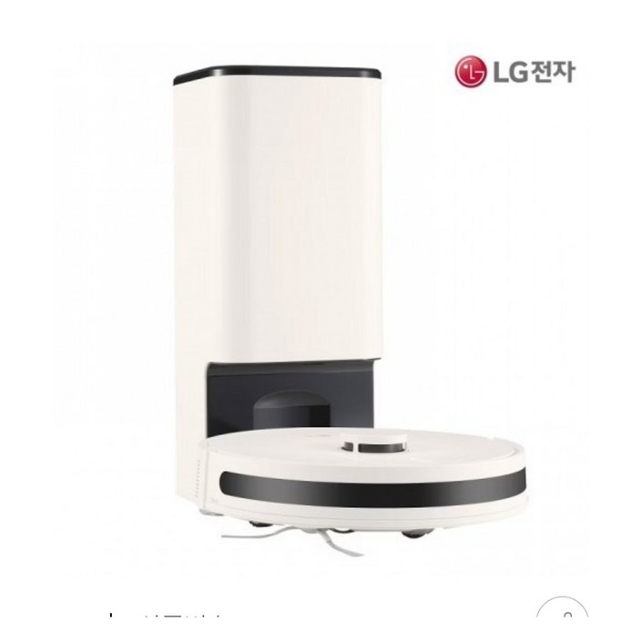 새상품 LG코드제로R5 카밍베이지 올인원 로봇청소기 R585WKA1  청소방식흡입걸레겸용  자동충전  사용시간  2시간20분  타입 건습식  작동방식  회전식