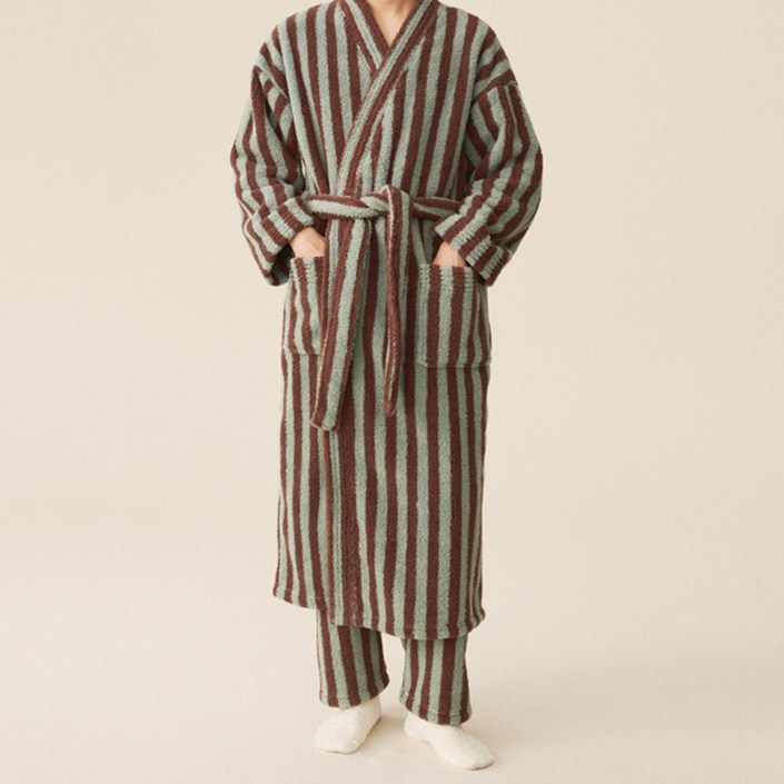 라비에르 고중량 라운지 커플 샤워가운 로브