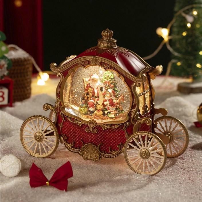 피라모니 크리스마스 오르골, 앤틱한 마차 레드