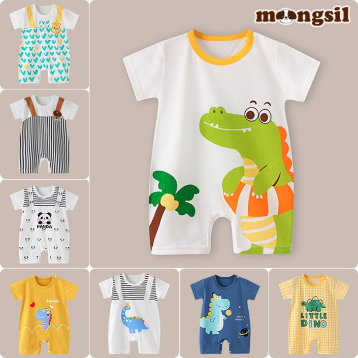 몽실이 디노베어 우주복 공룡 다이노 팬터 캐릭터 여름 썸머 아기 외출복 바디슈트