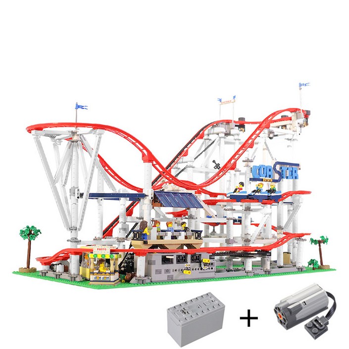 롤러 터 놀이 공원 파워펑션 터 엑스퍼트 루프 매직 10261