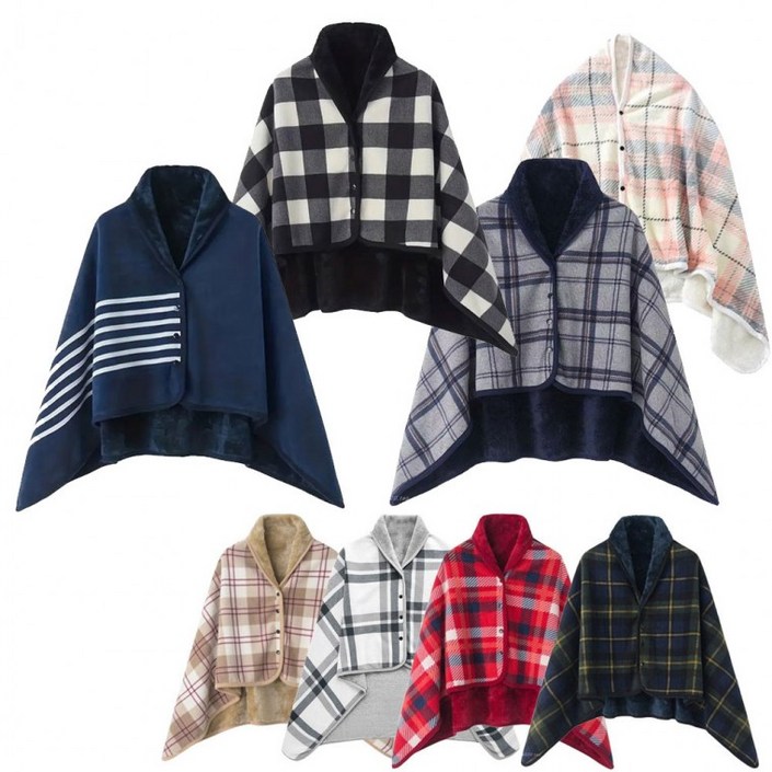 LND 당일출고 최저가 보드보들 에스타 극세사 융털 똑딱이 담요 무릎 어깨 치마 수면 잠옷 단추 이불