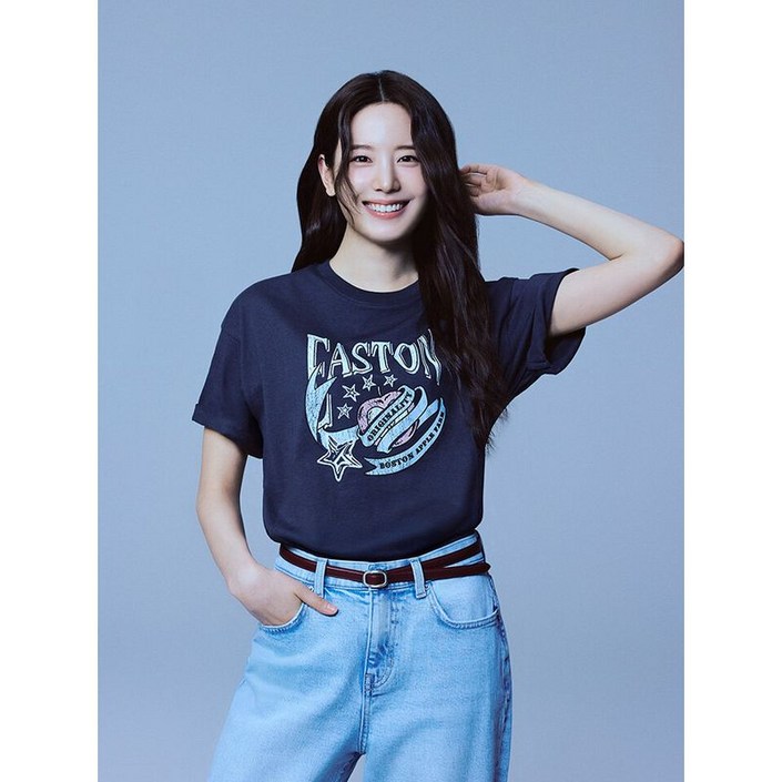 폴햄 여성 라운드넥티셔츠 매장정품 20수 코튼 빈티지