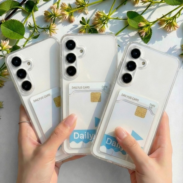 데일리어스 111 에어백 카드 수납 투명 범퍼 케이스