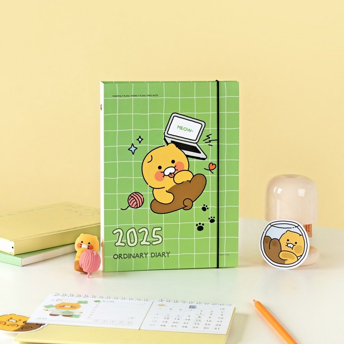 춘식이 오디너리 A5 바인더 6공 다이어리 2025년 카카오프렌즈