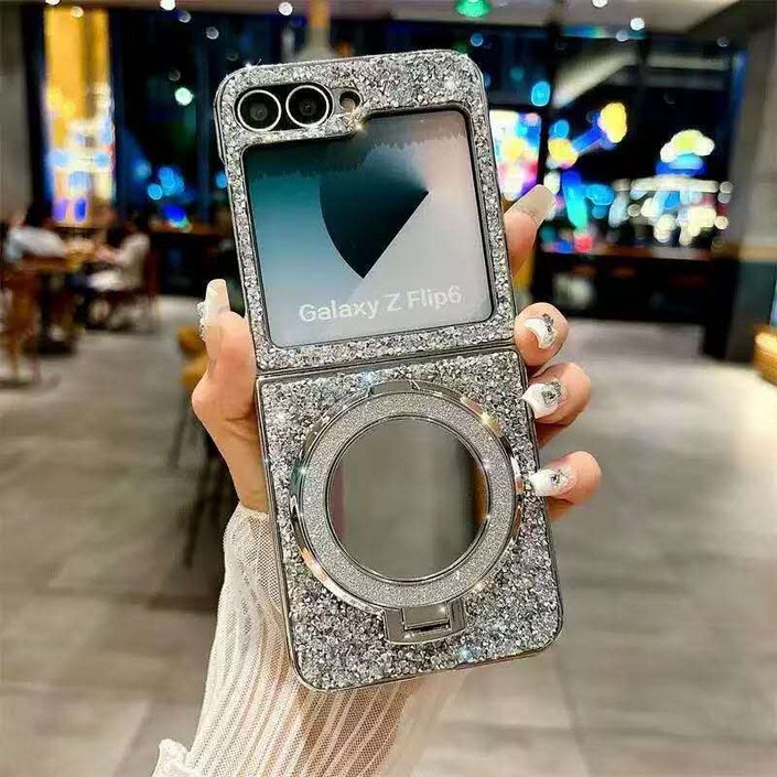 블랑진 엘루미 Z플립 반짝이 거울 케이스