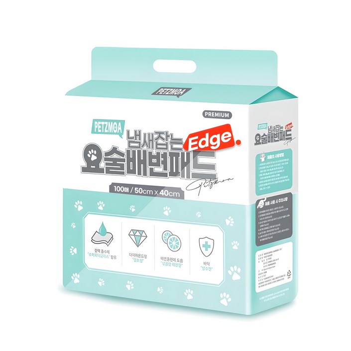 페츠모아 냄새잡는 요술 배변패드 프리미엄 엣지 레몬향