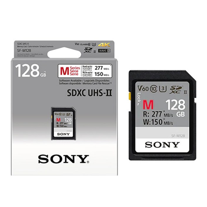 소니 SD카드 SFM128 M256 M512 M64 UHSII V60 R277W150 T2 64G 128G 256G 512G