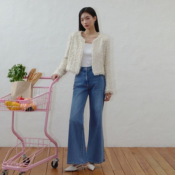 백화점 정품 25FW 잇미샤 25 SS 와이드 데님 팬츠 ITP2ZDP740