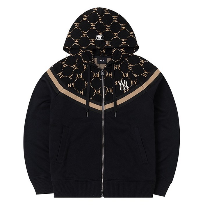 MLB 남녀공용 스포츠 윈드프루프 후드 집업 3ATRM014450BKS